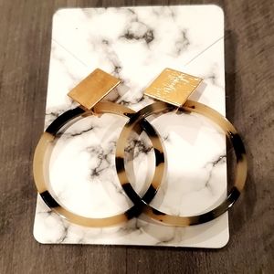 Fashion Leopard Print Circular Earrings